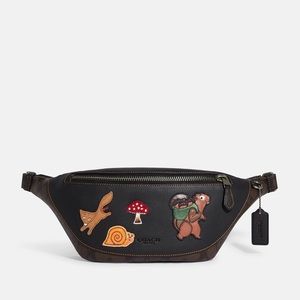Warren Belt Bag In Signature Canvas With Creature Patche